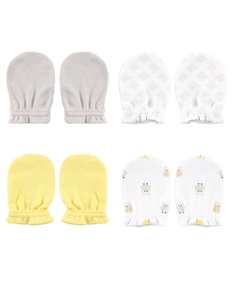 Luvable Friends Unisex Gentle Cotton No-Scratch Mitts