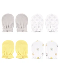 Luvable Friends Unisex Gentle Cotton No-Scratch Mitts