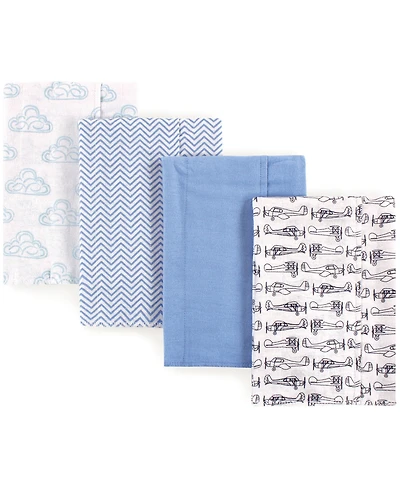 Hudson Baby Boys Plush Cotton Flannel Burp Cloth