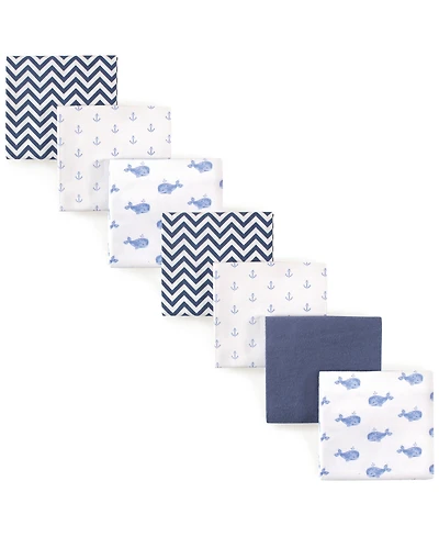Hudson Baby Infant Boy Cotton Flannel Receiving Bundle