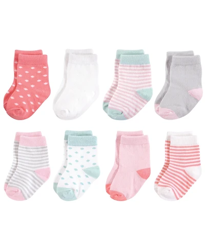 Touched by Nature Baby Girls Organic Cotton Socks
