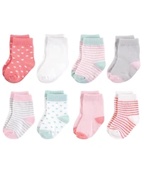Touched by Nature Baby Girls Organic Cotton Socks