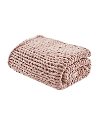 Madison Park Chunky-Knit Handmade Throw, 50" x 60"