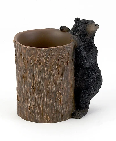 Avanti Black Playful Bears Lodge Resin Tumbler