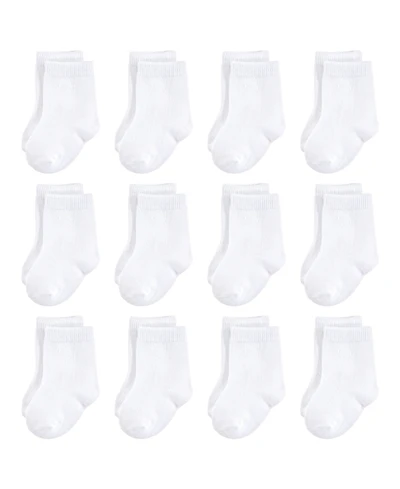Touched by Nature Baby Boys Unisex 12Pk Organic No Show Socks