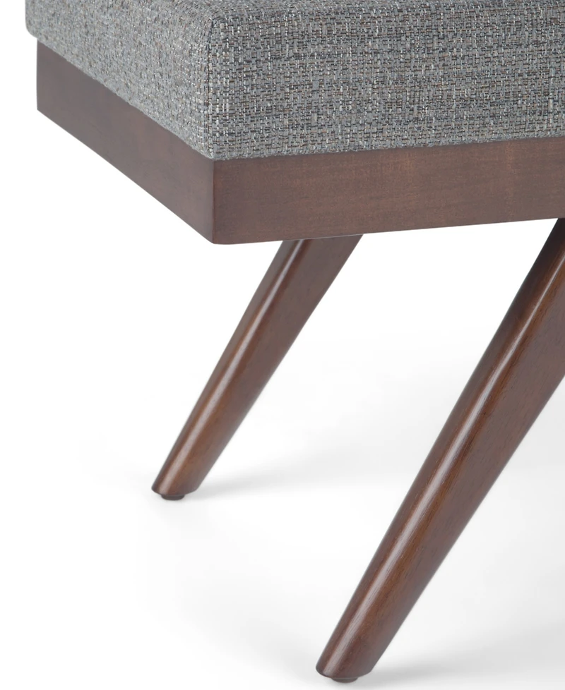 Chanelle Mid Century Modern Rectangle Ottoman Bench