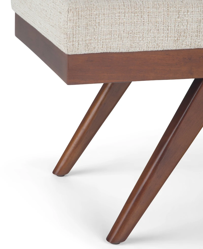 Chanelle Mid Century Modern Rectangle Ottoman Bench