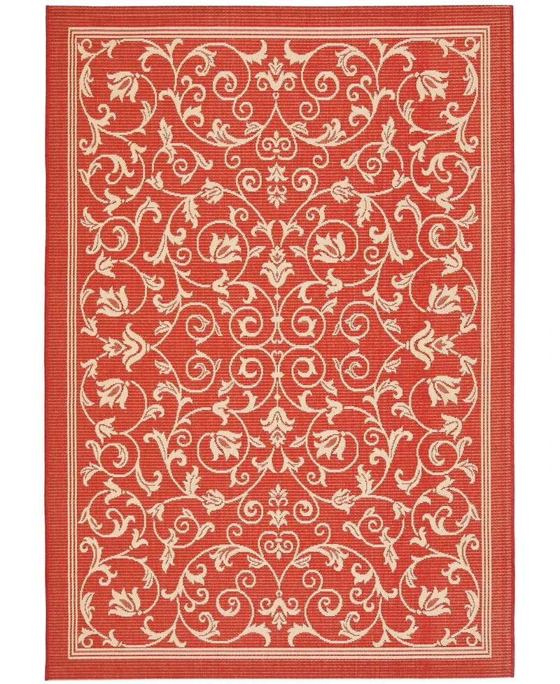 Safavieh Courtyard CY2098 and Natural 5'3" x 7'7" Outdoor Area Rug