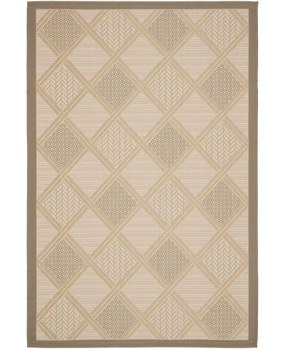 Safavieh Courtyard CY7570 Beige and Dark Beige 8' x 11' Outdoor Area Rug