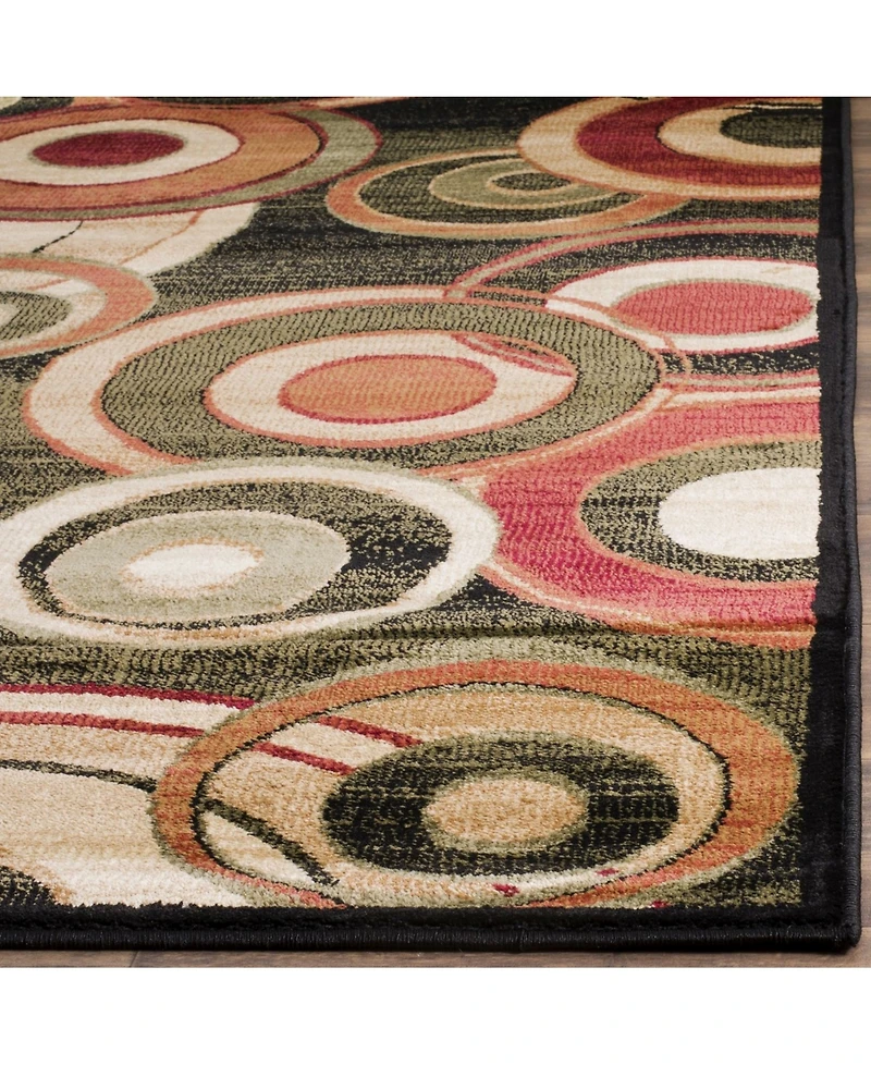 Safavieh Lyndhurst LNH225 Black and Multi 5'3" x 7'6" Area Rug