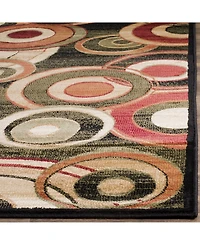 Safavieh Lyndhurst LNH225 Black and Multi 5'3" x 7'6" Area Rug