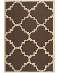 Safavieh Courtyard CY6243 Dark Brown 5'3" x 7'7" Sisal Weave Outdoor Area Rug