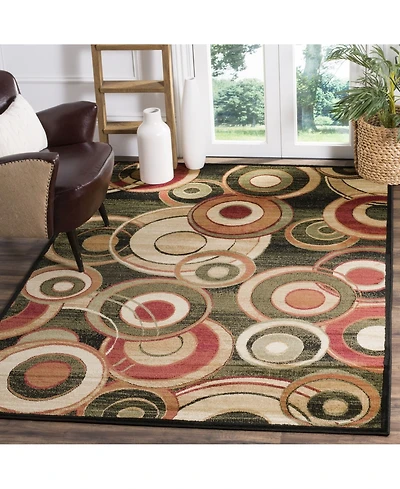 Safavieh Lyndhurst LNH225 Black and Multi 5'3" x 7'6" Area Rug