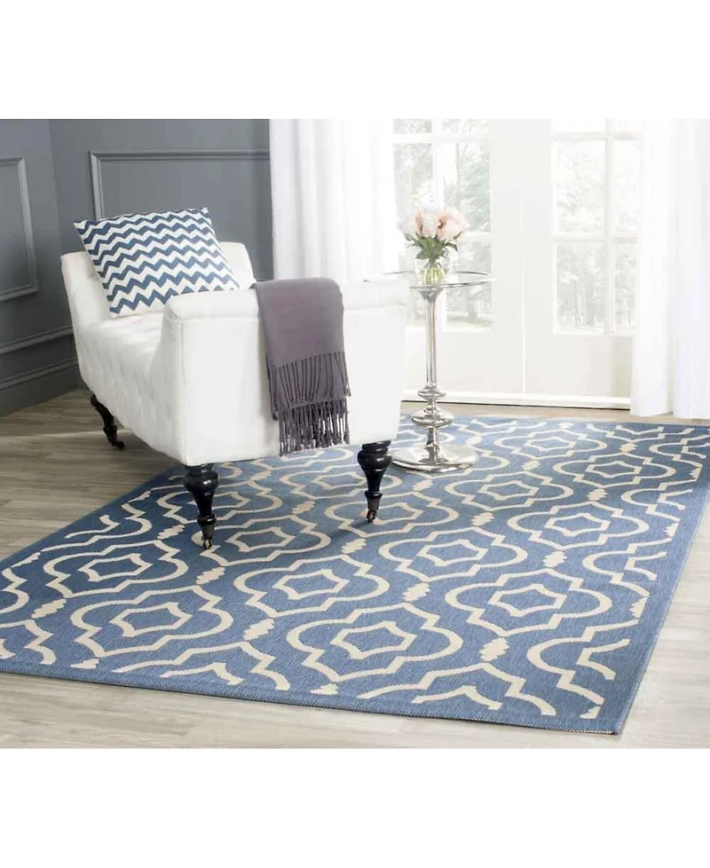 Safavieh Courtyard CY6926 and Beige 5'3" x 7'7" Sisal Weave Outdoor Area Rug