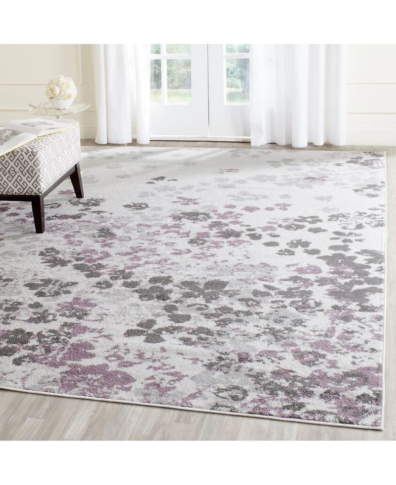 Safavieh Adirondack Ivory and Purple 8' x 10' Area Rug