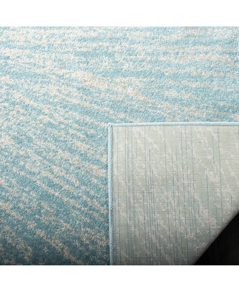 Safavieh Evoke EVK228 Aqua and Ivory 5'1" x 7'6" Area Rug