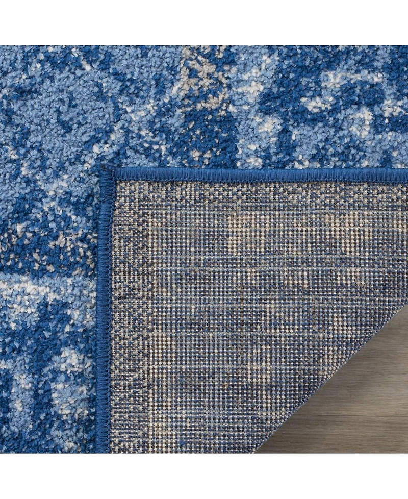 Safavieh Adirondack Light Blue and Dark Blue 5'1" x 7'6" Area Rug