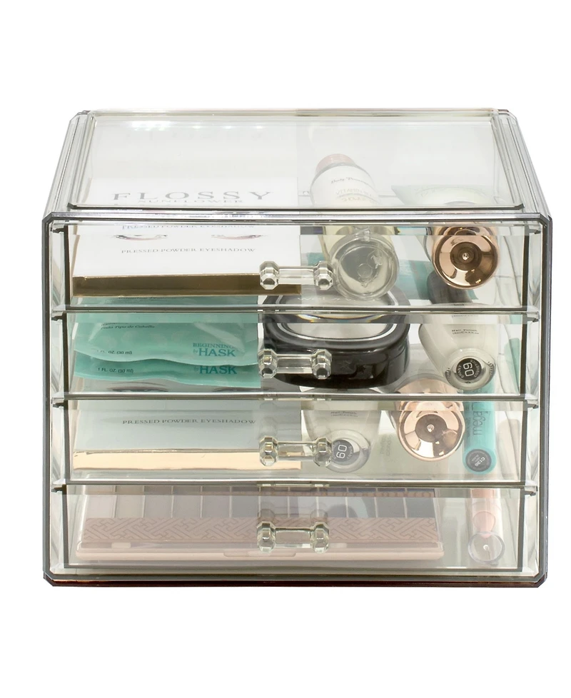 Sorbus Cosmetic Makeup and Jewelry Storage Case Display - 4 Large Drawers