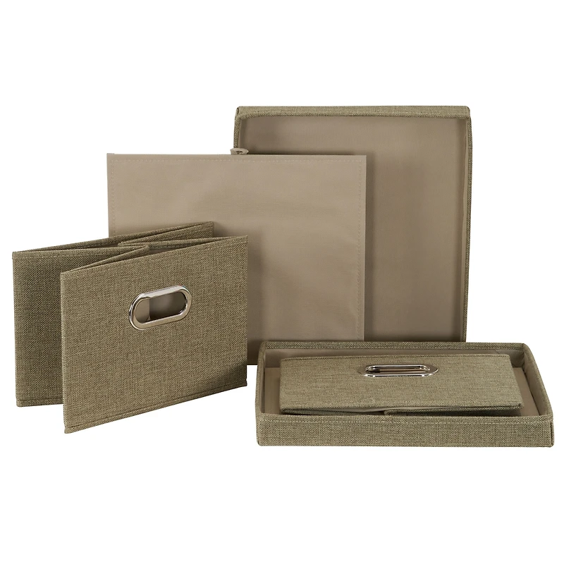 Household Essentials 2-Pc. Moss Storage Box Set