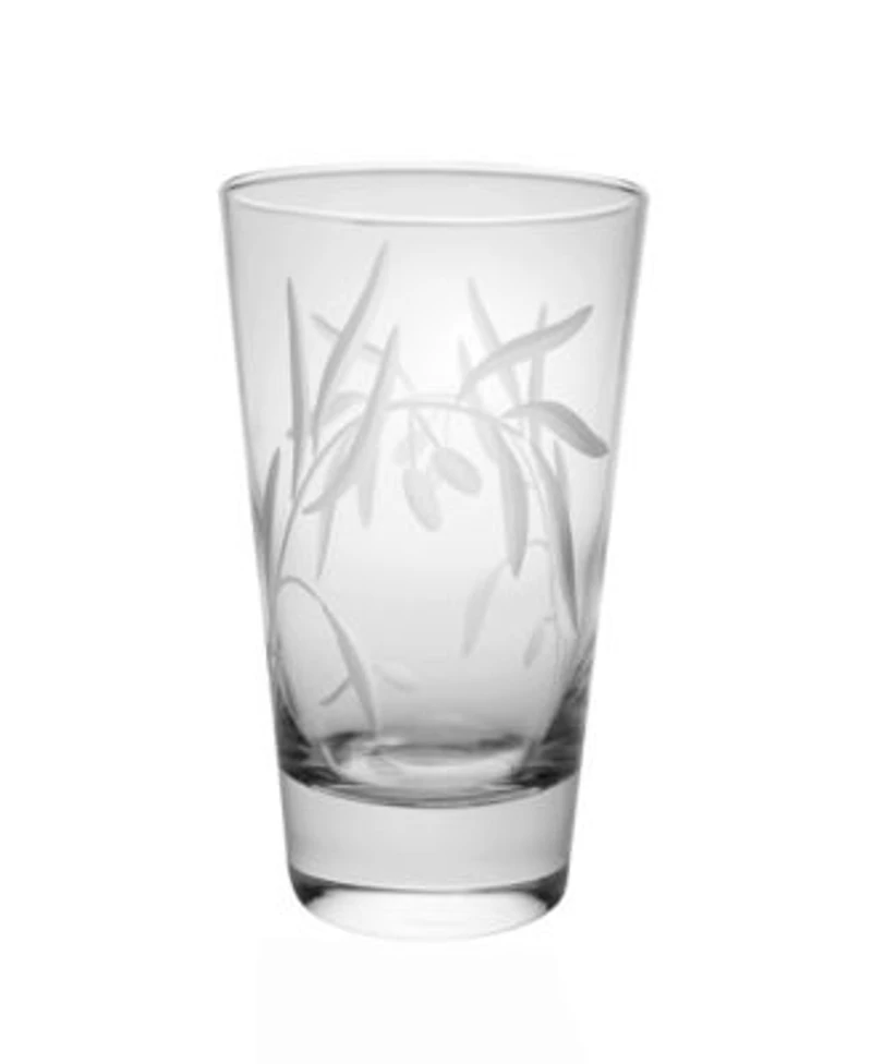 Rolf Glass Olive Set Of 4 Glasses Collection