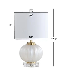 Jonathan Y Pearl Glasscrystal Led Table Lamp