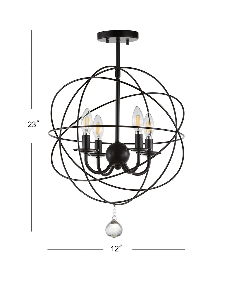 Jonathan Y Alma Metal Led Flush Mount