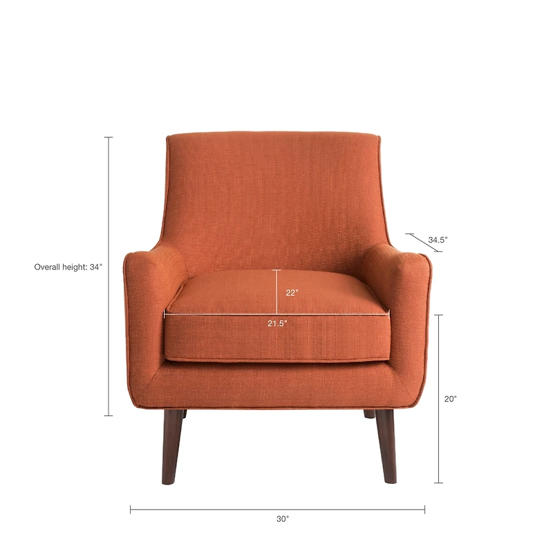 Flint Fabric Accent Chair