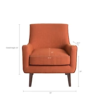 Flint Fabric Accent Chair