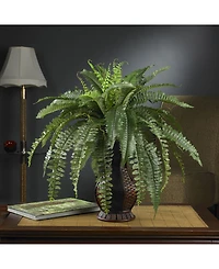Nearly Natural Boston Fern w/ Urn Silk Plant
