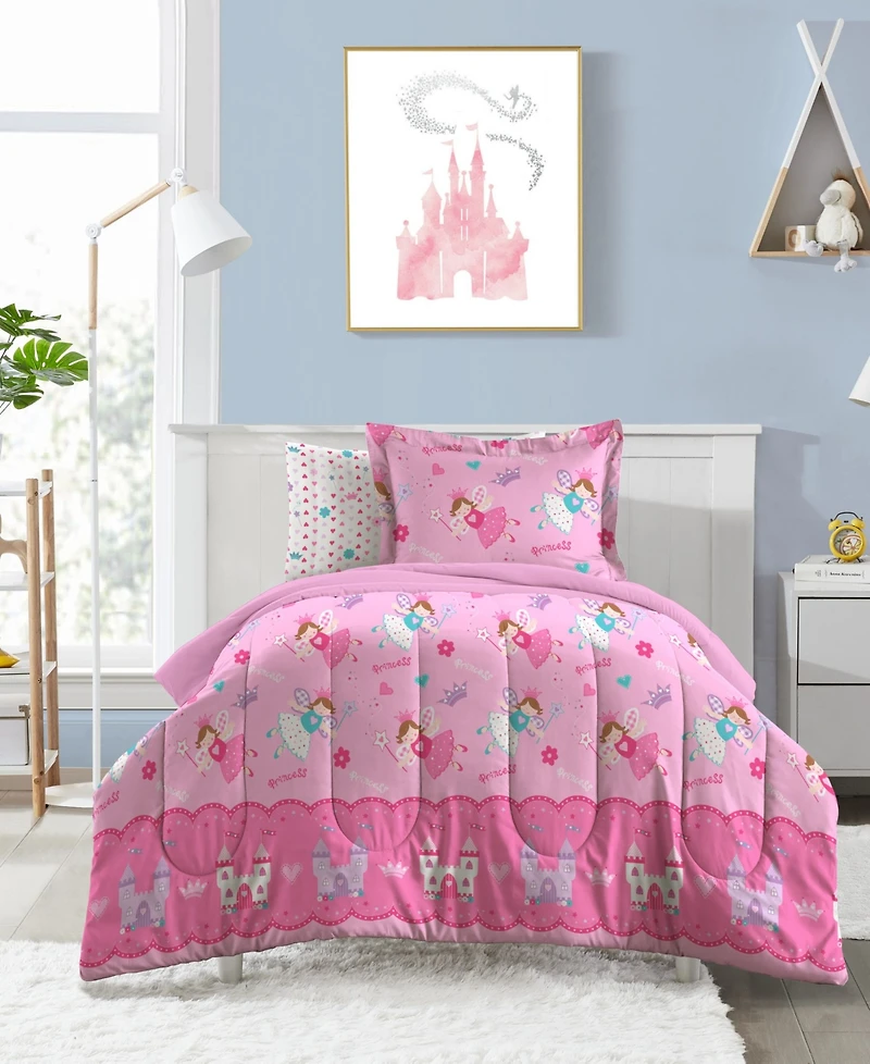 Dream Factory Kids Magical Princess Comforter Set, Twin