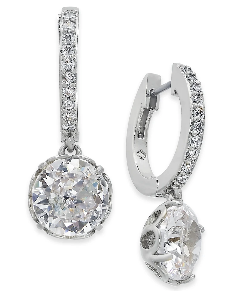 Kate Spade New York Crystal Huggie Hoop Earrings