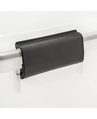 Iris 30.6qt Weatherpro Airtight Plastic Storage Bin with Lid and Seal and Secure Latching Buckles