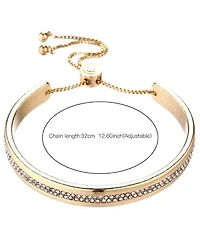 Nicole Miller Bracelet with All Over Glass Accents