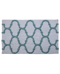 Saffron Fabs Geometric Non-Skid Cotton 2-Pc. Bath Rug Set