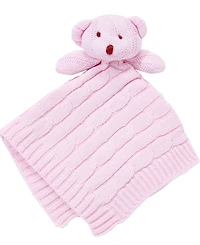 3 Stories Trading Baby Boys Knit Bear Security Blanket