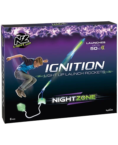 Toysmith NightZone Ignition Light Up Launch Rockets