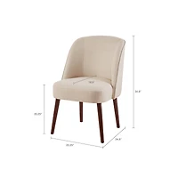 Bradley Rounded Back Dining Chair