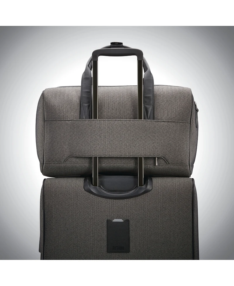 Hartmann Herringbone Dlx Weekender Duffel Bag