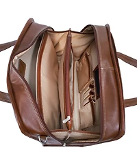 McKlein Siamod Carugetto Patented Detachable -Wheeled Laptop Briefcase