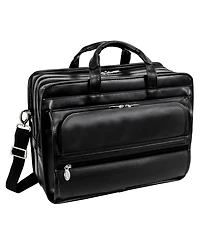 Mcklein Elston Checkpoint-Friendly Double Compartment Laptop Briefcase