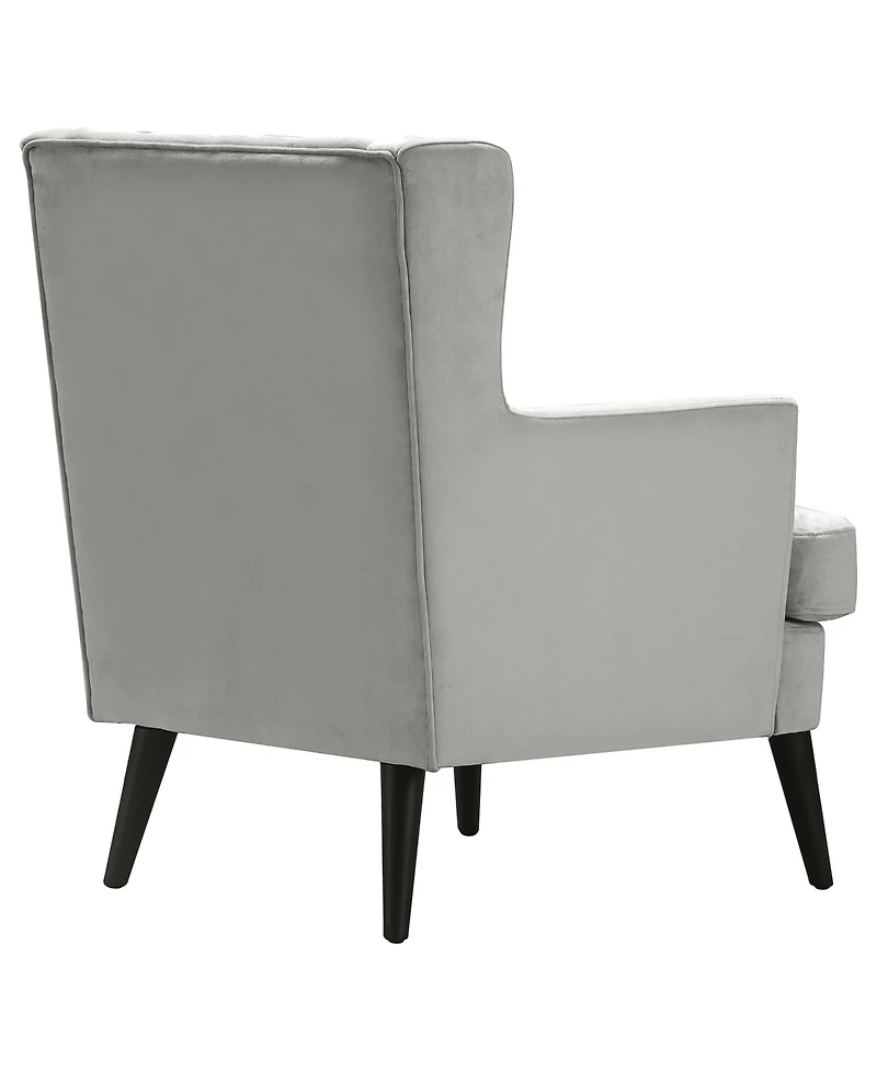 Elle Decor Celeste Tufted Velvet Accent Chair