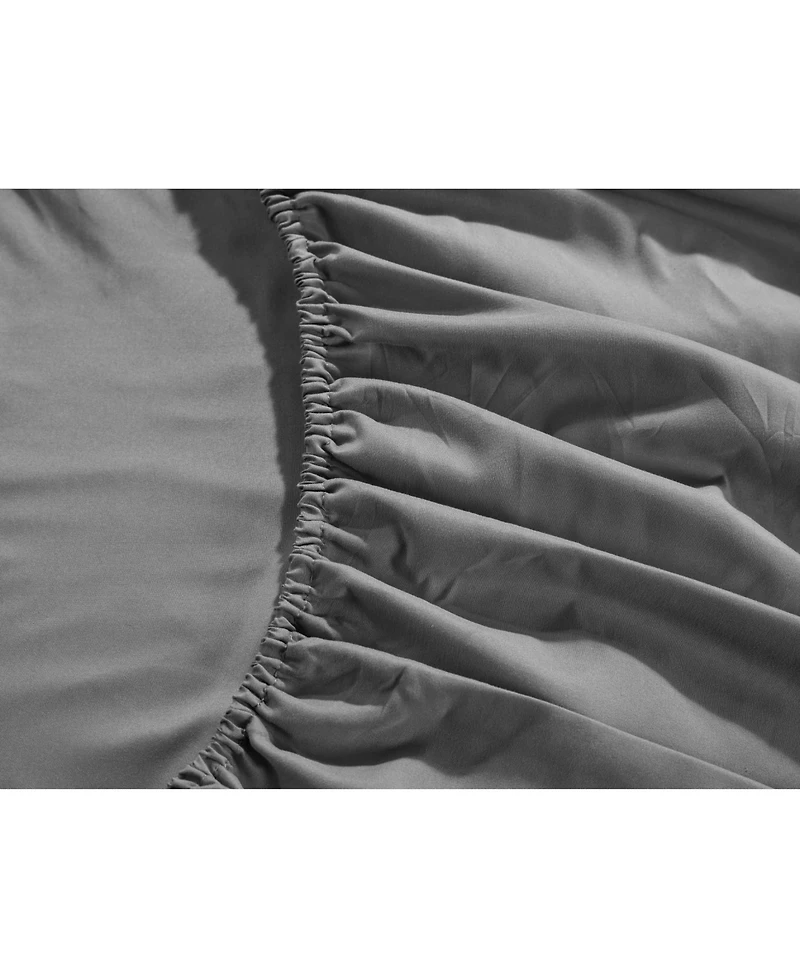 Elegant Comfort Silky Soft Fitted Sheet, Queen