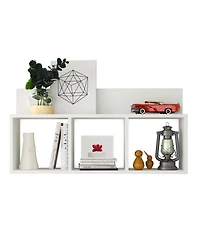 Danya B. Triple Cubed Shelf with Ledge - Wall Mount Cubie