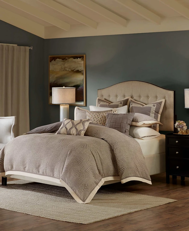 Madison Park Signature Shades of Grey 9-Pc.Comforter Set, King