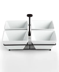The Cellar Whiteware Serveware 4 Section Condiment Dish, Exclusively at Macy's
