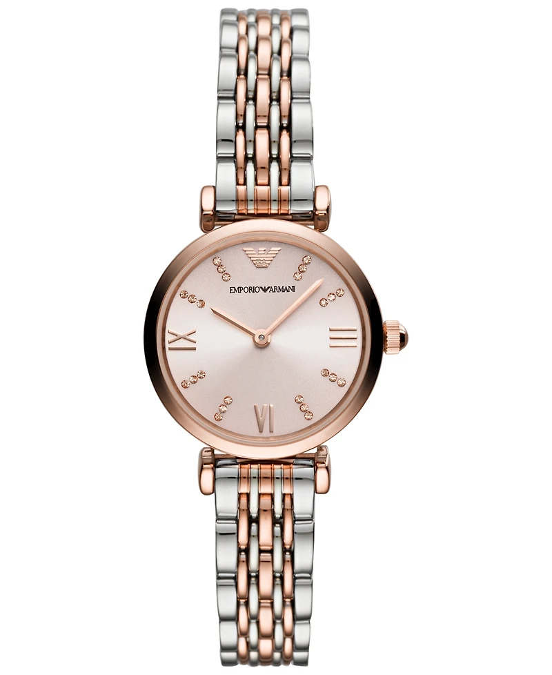Emporio Armani Women's Two-Tone Stainless Steel Bracelet Watch 28mm