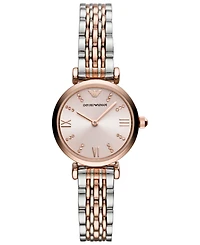 Emporio Armani Women's Two-Tone Stainless Steel Bracelet Watch 28mm
