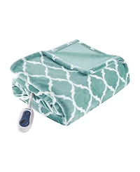 Beautyrest Ogee Plush Electric Throw, 60" x 70"