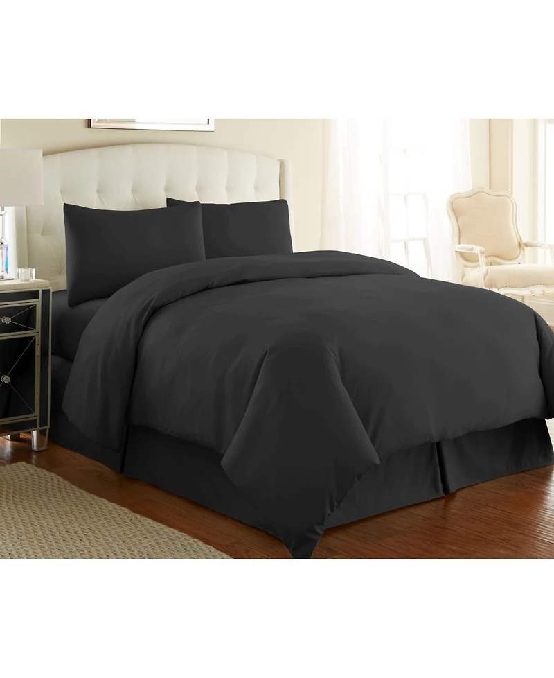 Southshore Fine Linens Ultra-Soft Solid Color 3-Pc. Duvet Cover Set