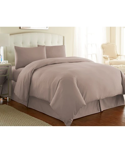 Southshore Fine Linens Ultra-Soft Solid Color 3-Pc. Duvet Cover Set